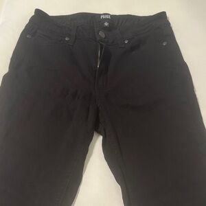 PAIGE Women's Classic Black Skinny Jeans